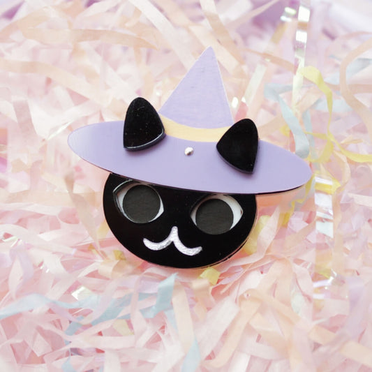 Spooky Kitty Brooch