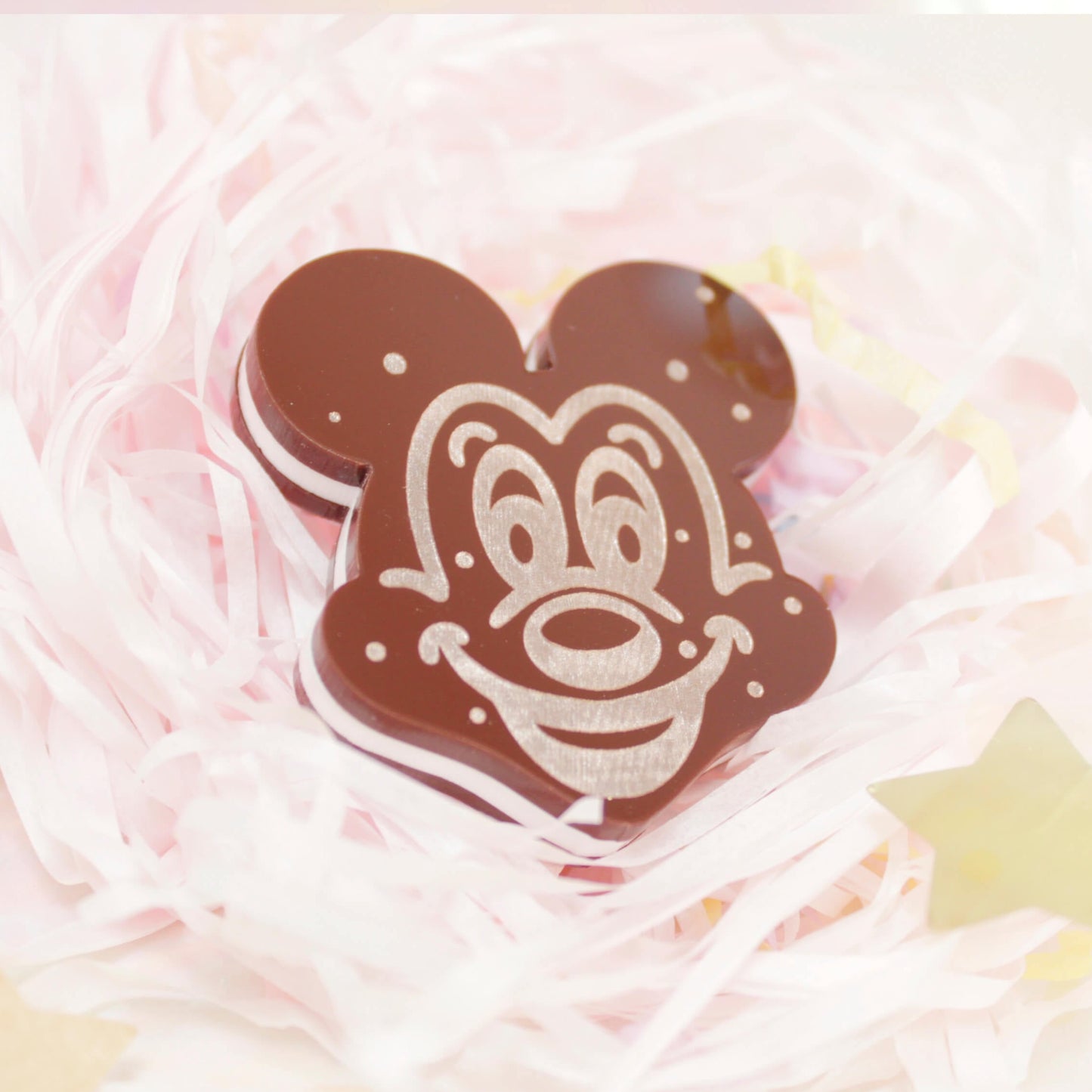 Mickey Chocolate Ice Cream Sandwich Brooch