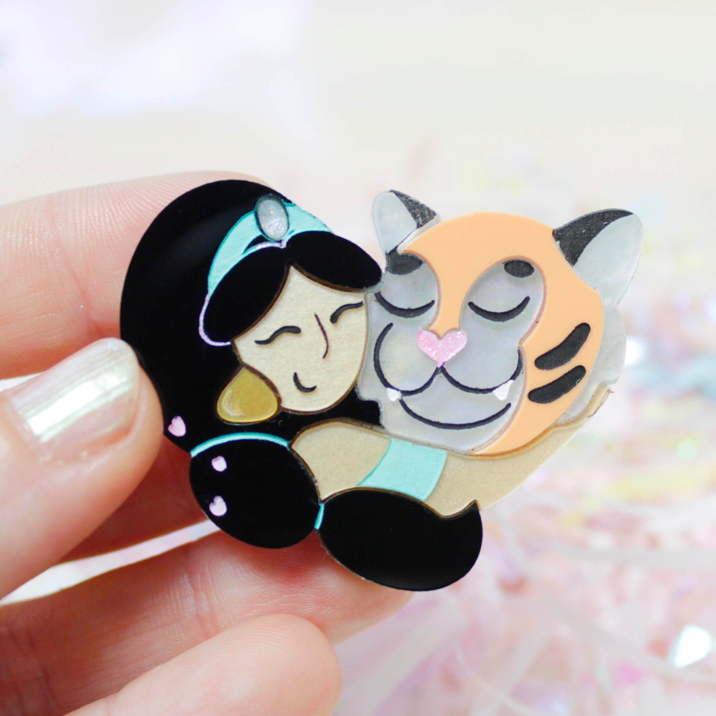 Jasmine & Rajah Brooch