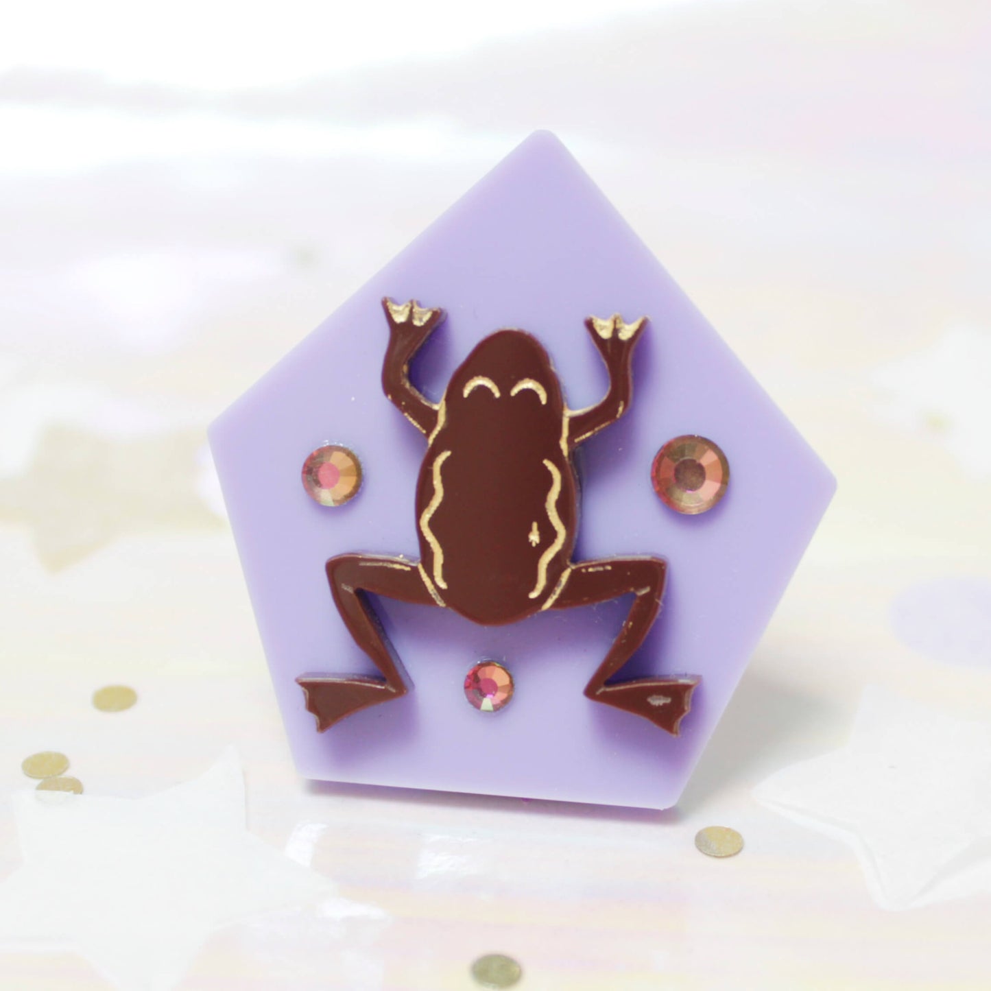 Mini Frog Brooch