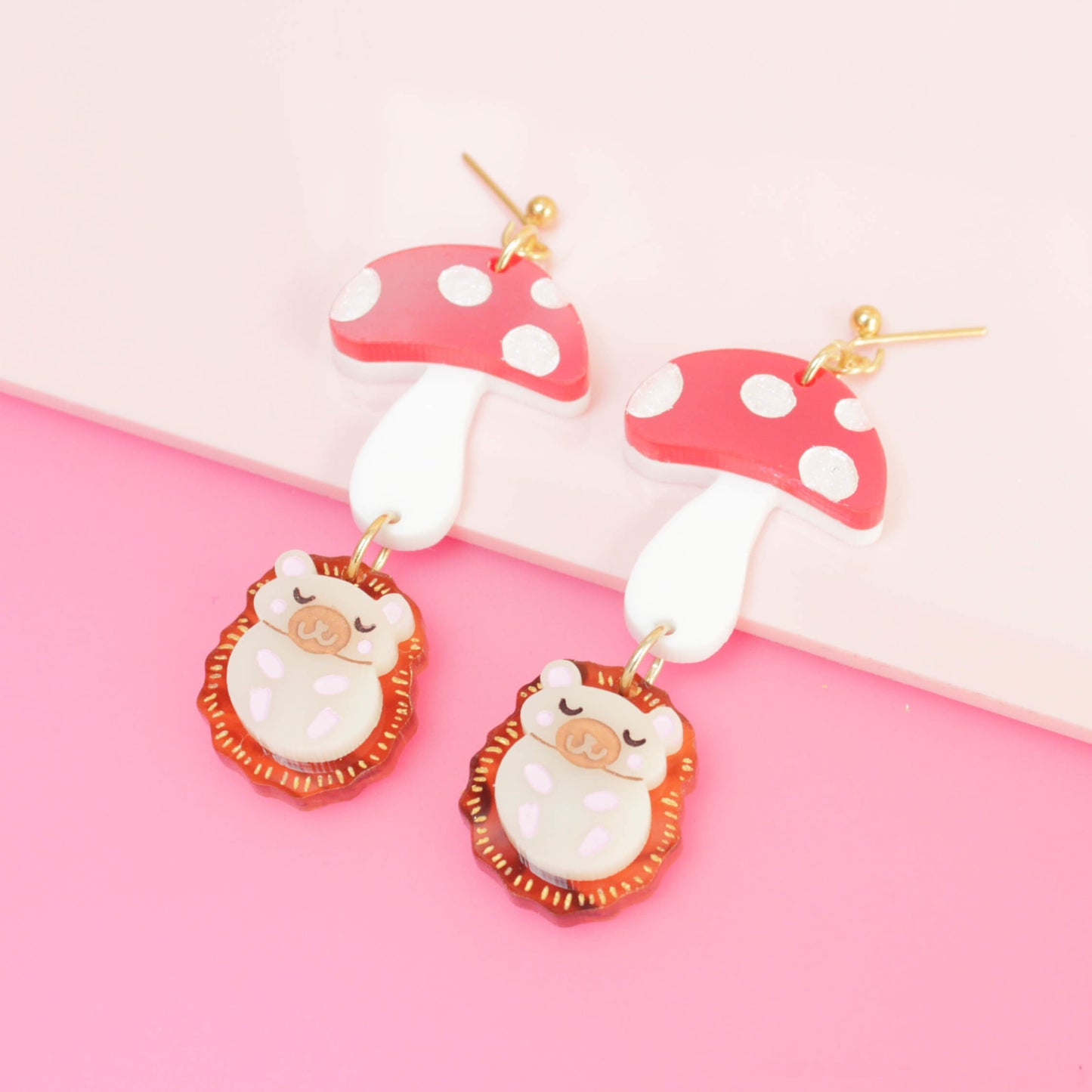 Hedgehog Earrings