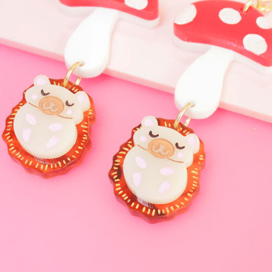 Hedgehog Earrings