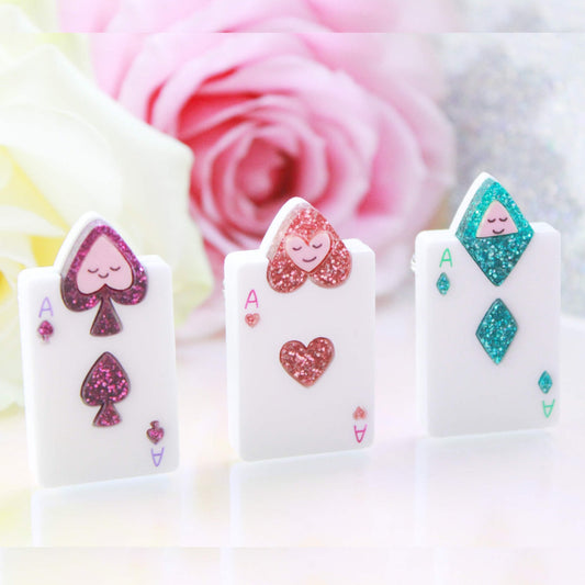 Card Brooch Set