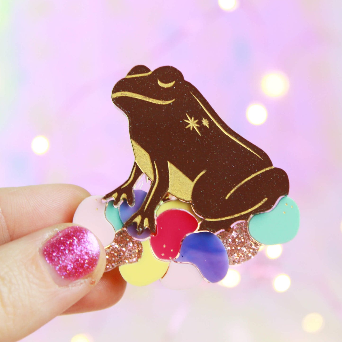 Magical Frog Brooch