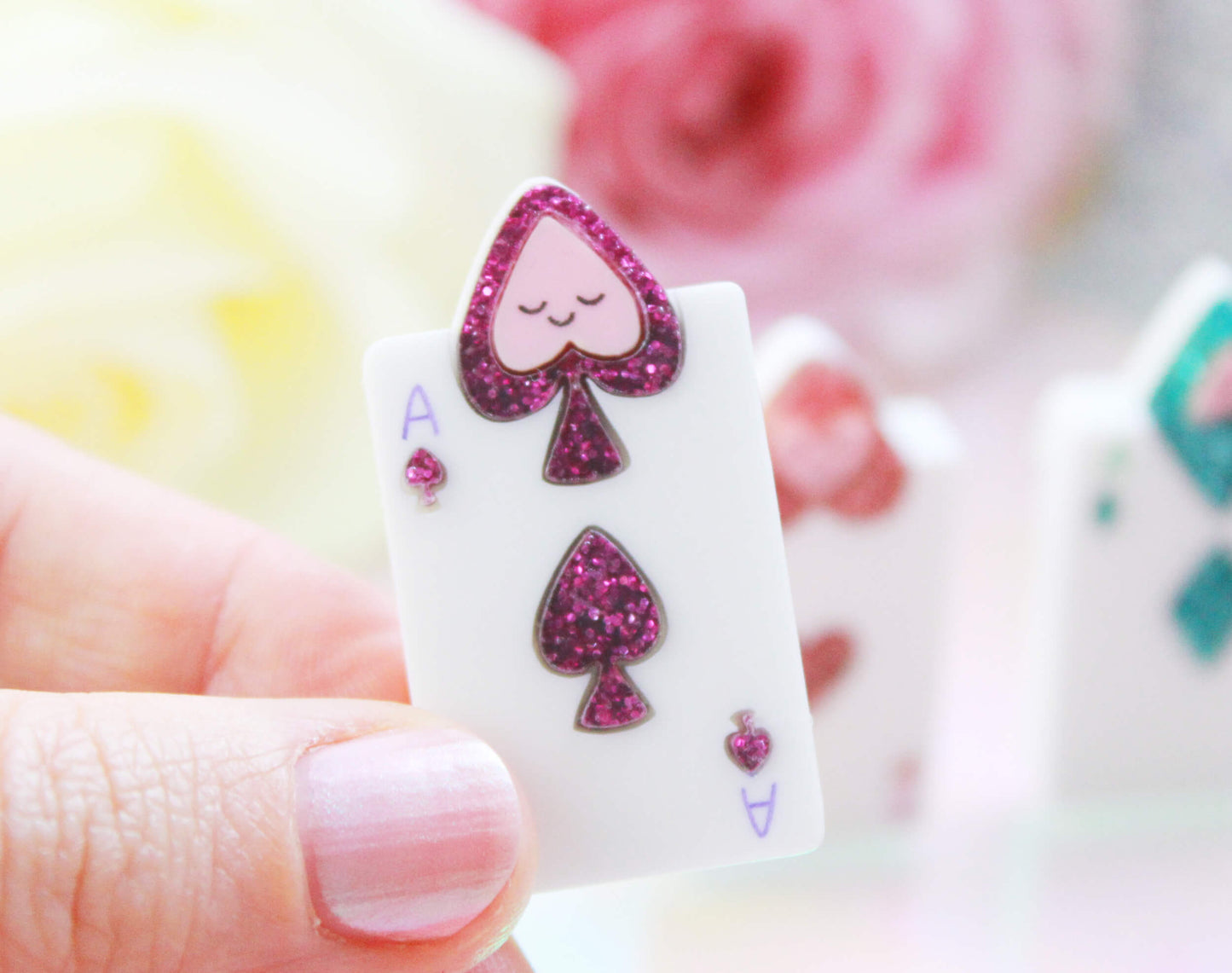 Card Brooch Set