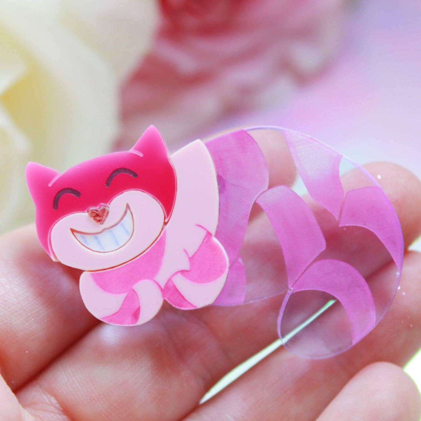 Cheshire Cat Brooch