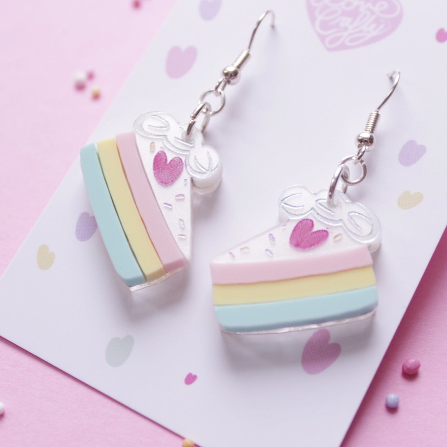 Cake Slice Earrings