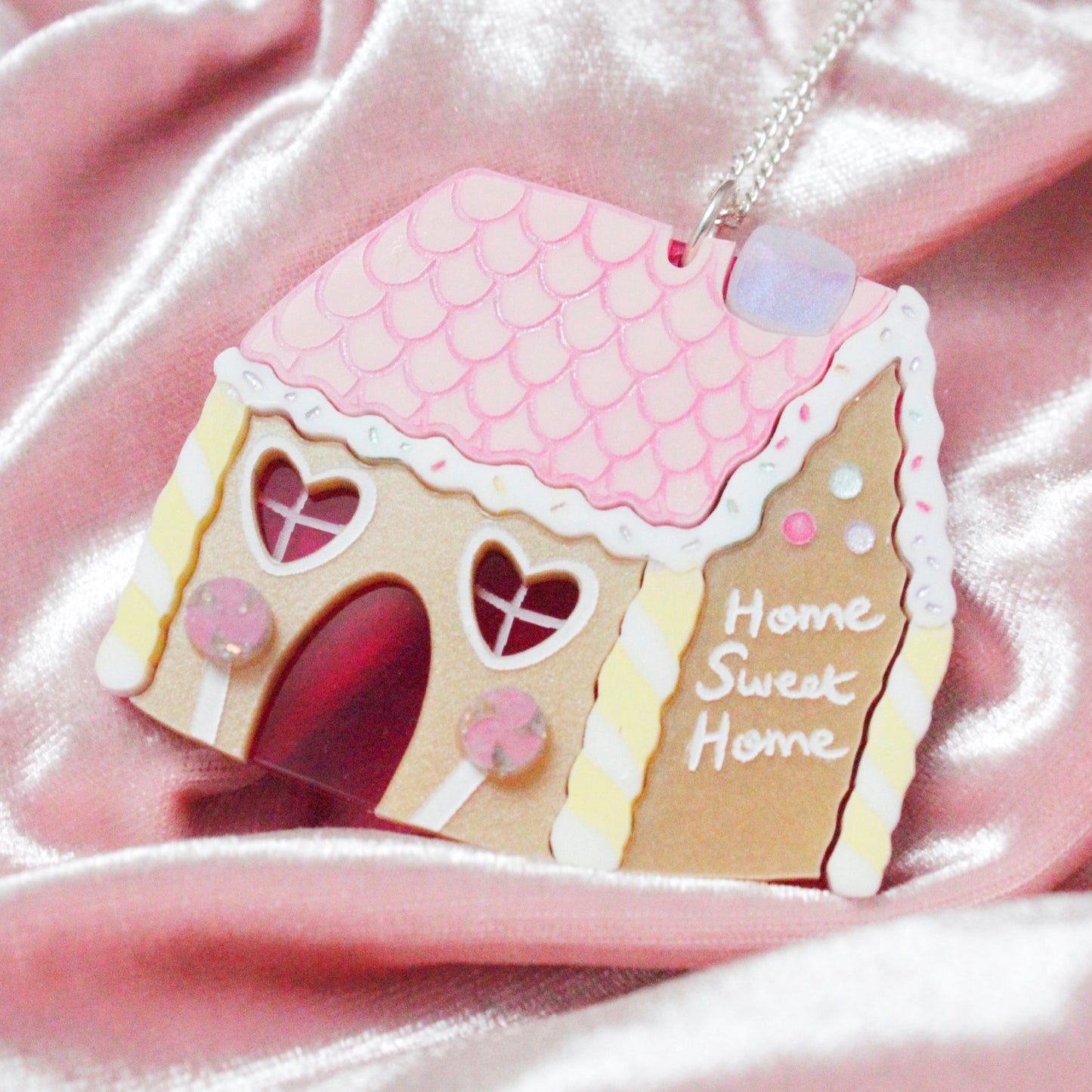 Gingerbread House Necklace