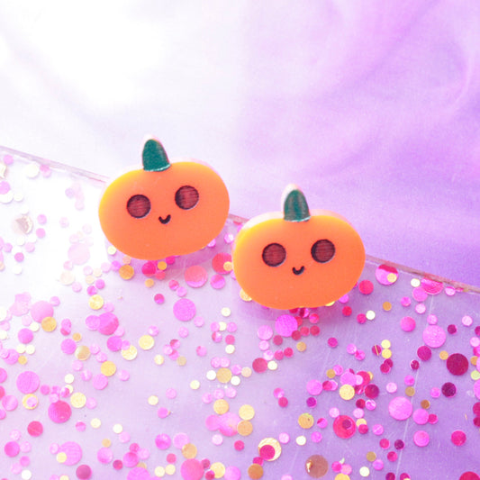 Pumpkin Earrings